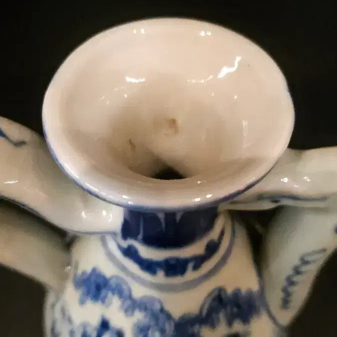 [BUNJANG] Celadon Porcelain Su-Seong Elderly Figure / 청화 수성노인 집호