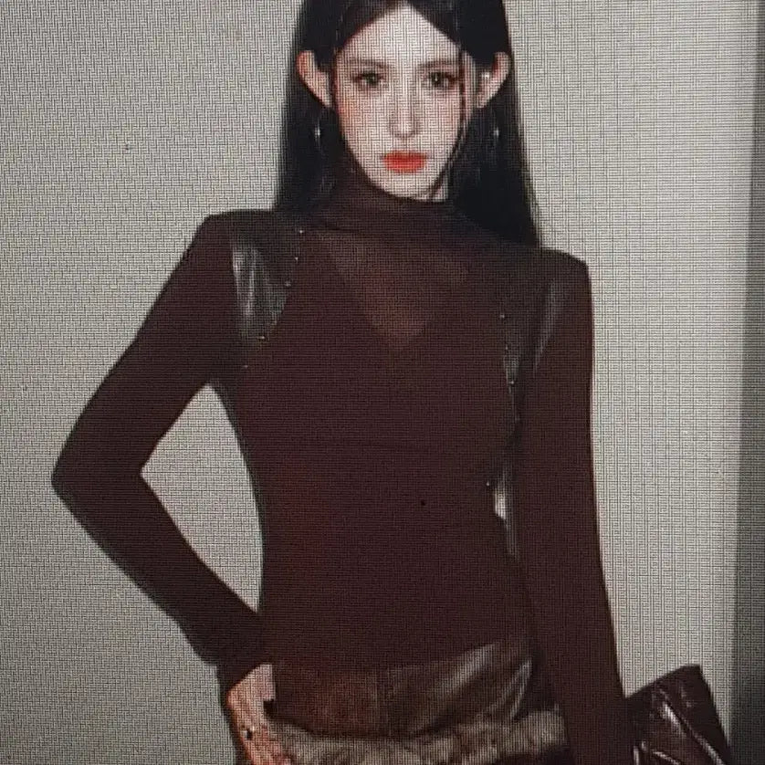 [BUNJANG] Retro Mesh Long Sleeve Top / (해외배송) 레트로한 메쉬 긴팔티