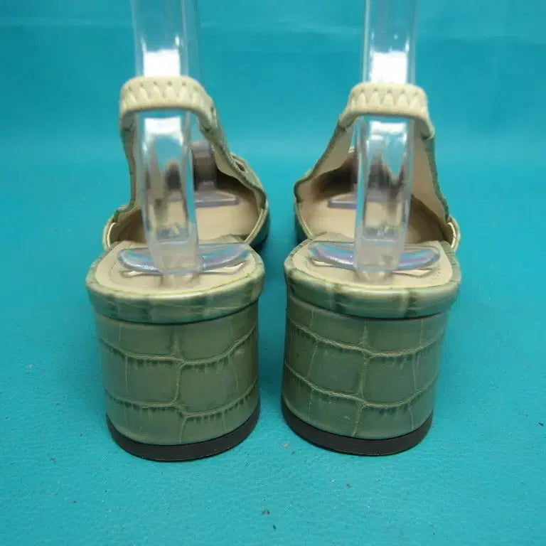 [BUNJANG] Vera Wang Slingback Platform Heels / 245/pu6-443/베라왕 통굽 슬링백 구두/구제특별시