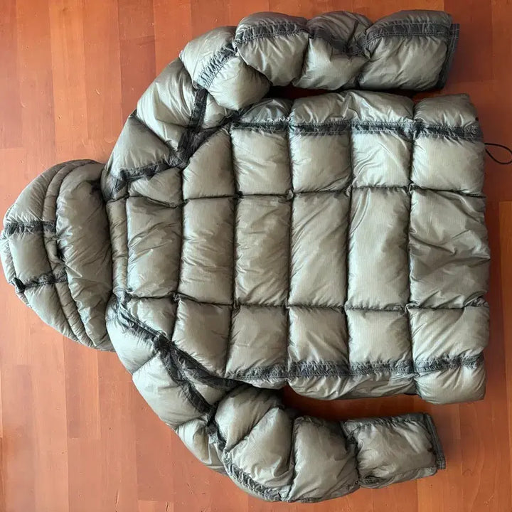 [BUNJANG] CP Company DD Shell Hooded Down Jacket Gray M / 25fw cp컴퍼니 dd쉘 후드 다운 자켓 펀가이 그레이 m