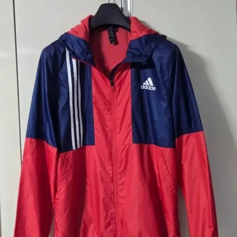 [BUNJANG] Adidas Windbreaker Zip-up Jacket / 아디다스 바람막이 집업 95 남
