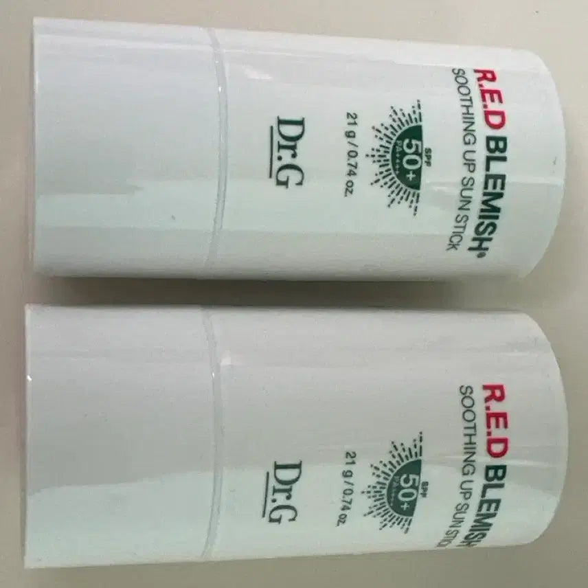 [BUNJANG] Dr. G Red Blemish Soothing Up Sun Stick Bundle Set / 닥터지 레드 블레미쉬 수딩 업 선 스틱 미개봉 2개 양도