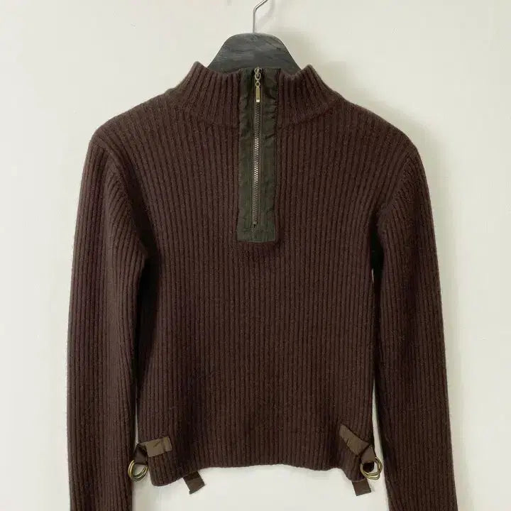 [BUNJANG] R.P.B DUE Wool Knit Zip-Up Sweater / 빈티지 R.P.B DUE 집업 디테일 울 니트