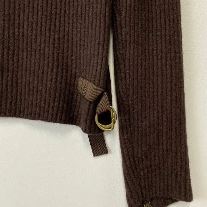 [BUNJANG] R.P.B DUE Wool Knit Zip-Up Sweater / 빈티지 R.P.B DUE 집업 디테일 울 니트