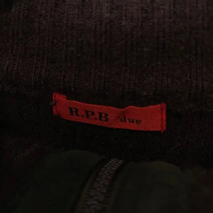 [BUNJANG] R.P.B DUE Wool Knit Zip-Up Sweater / 빈티지 R.P.B DUE 집업 디테일 울 니트