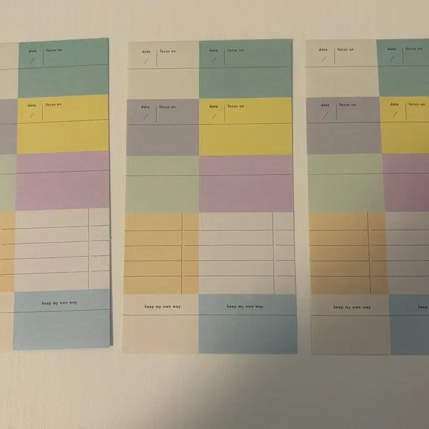 [BUNJANG] Analog Keeper Beginning Sticker Set / 3장 세트구성) 아날로그키퍼 비기닝 스티커 다꾸 -노트