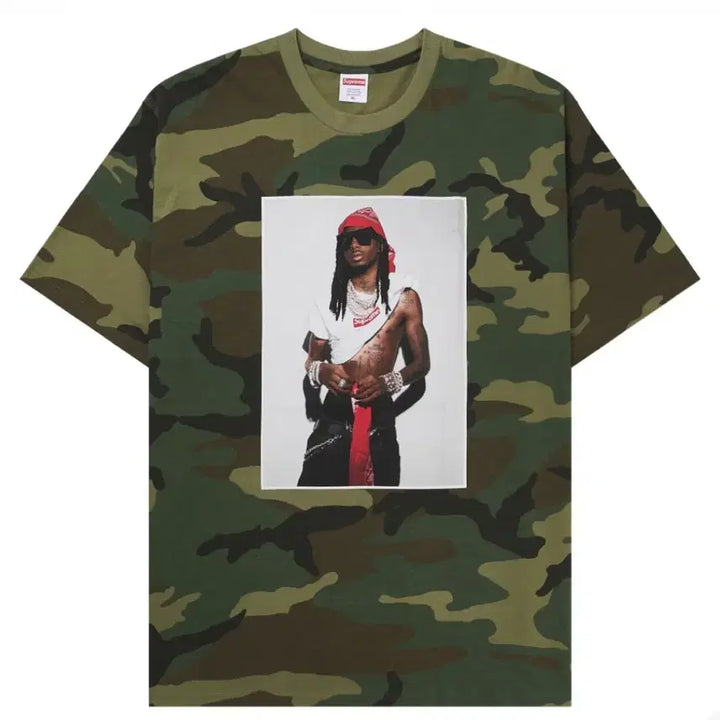 [BUNJANG] Supreme Playboy Carti Camo T-Shirt 25FW / 슈프림 플레이보이 카티 반팔 카모 25fw