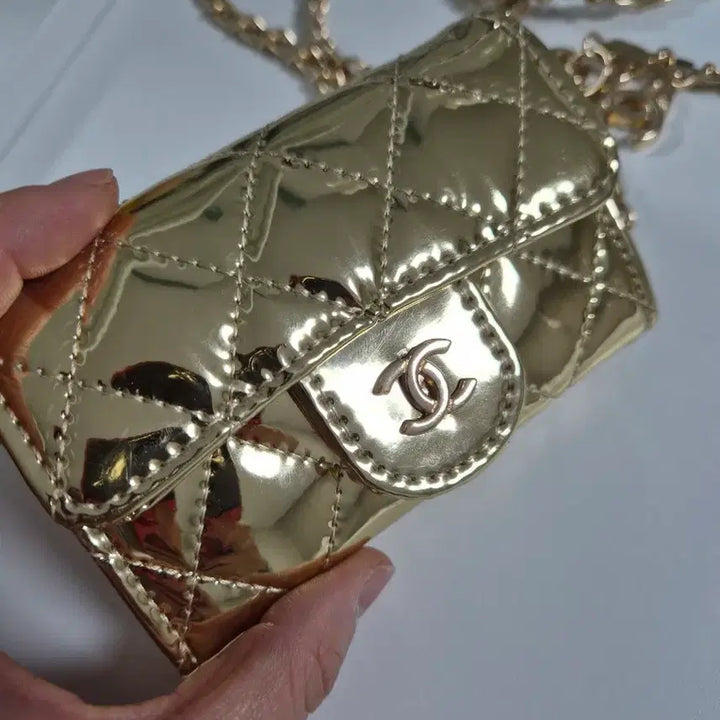 [BUNJANG] Chanel Mini Chain Wallet / 샤* 미니 체인 지갑