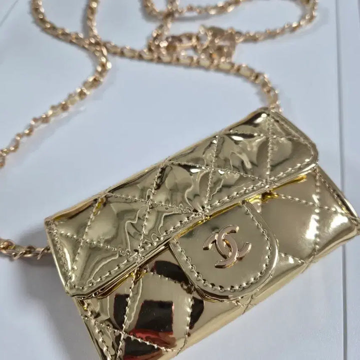 [BUNJANG] Chanel Mini Chain Wallet / 샤* 미니 체인 지갑