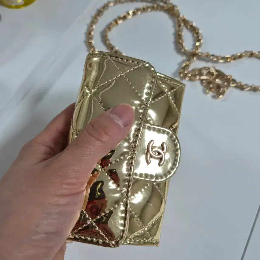 [BUNJANG] Chanel Mini Chain Wallet / 샤* 미니 체인 지갑