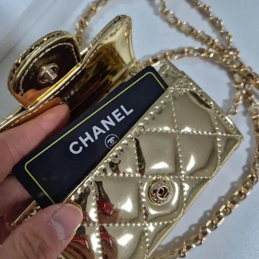 [BUNJANG] Chanel Mini Chain Wallet / 샤* 미니 체인 지갑