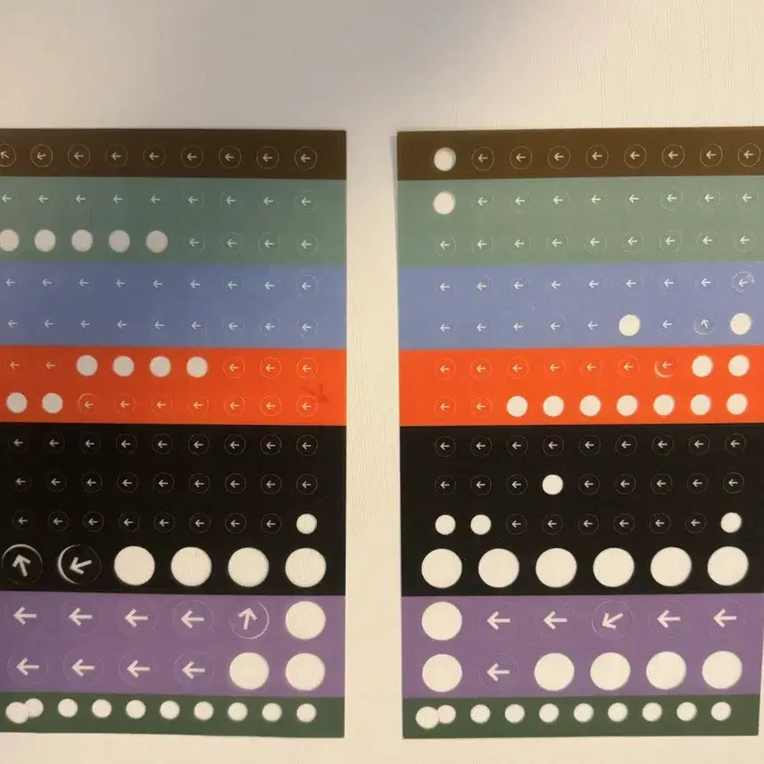 [BUNJANG] Analog Keeper Arrow Label Sticker Set / 2장 세트구성) 아날로그키퍼 라벨 스티커 다꾸 -화살표