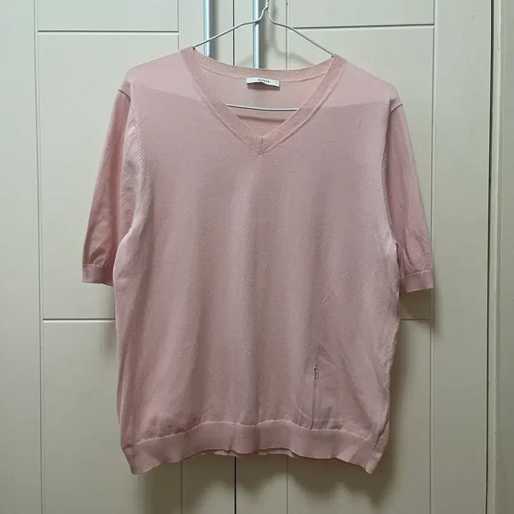 [BUNJANG] Hazzys Knit Short Sleeve Top / 해지스 니트반팔