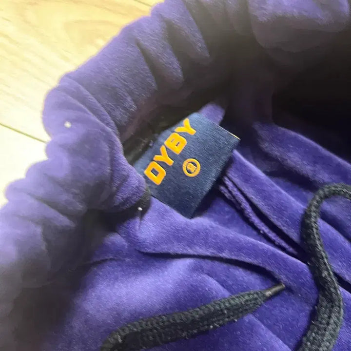 [BUNJANG] DYBY Velvet Training Set Purple Hoodie / DYBY의 벨벳 트레이닝 셋업 퍼플 후드