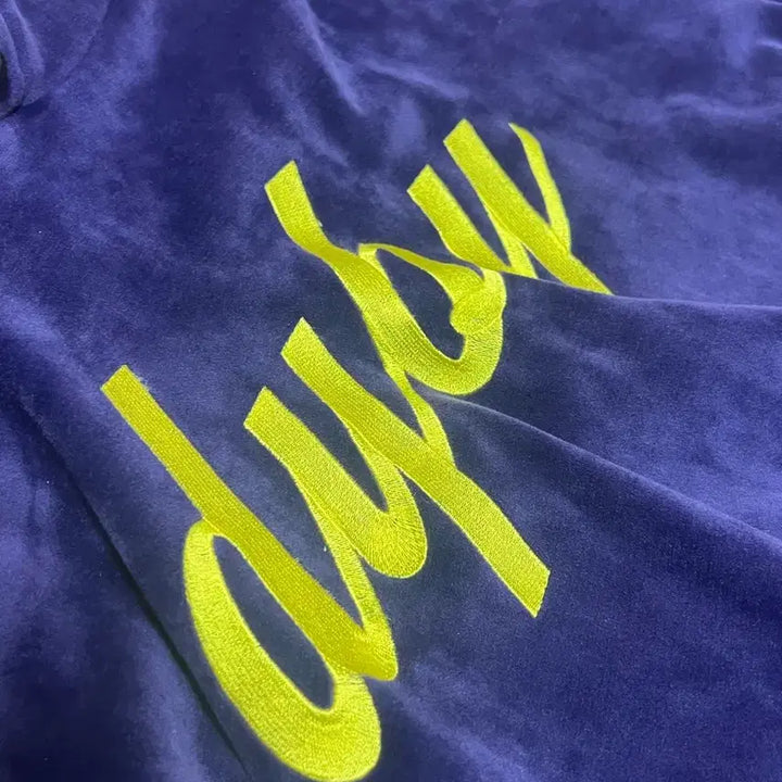 [BUNJANG] DYBY Velvet Training Set Purple Hoodie / DYBY의 벨벳 트레이닝 셋업 퍼플 후드