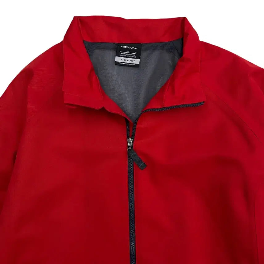[BUNJANG] Nike Red Windbreaker Jacket L / 나이키 레드 바람막이 L