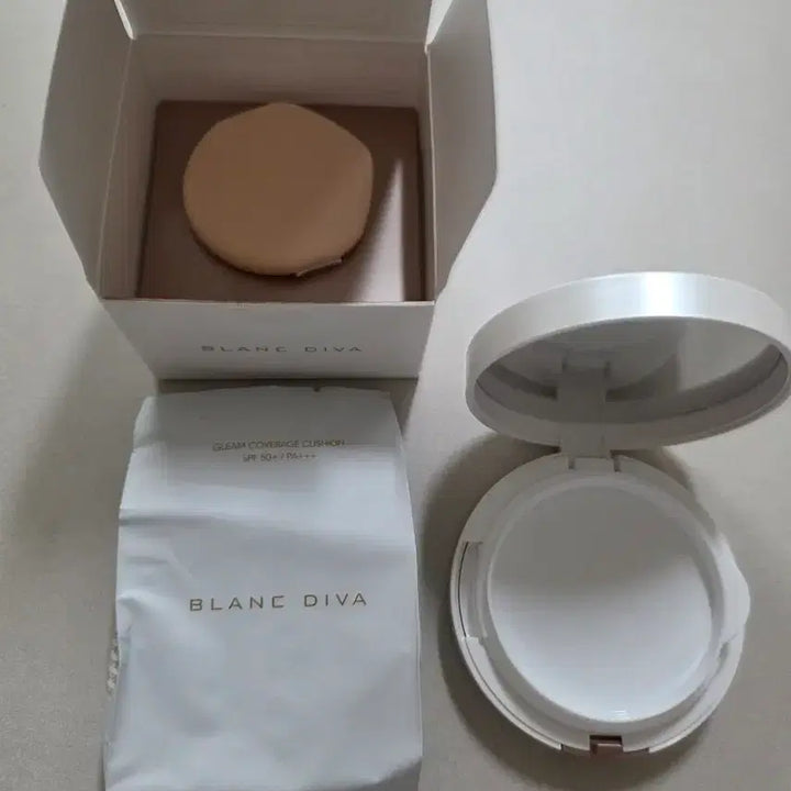 [BUNJANG] Blanc Diva Glim Coverage Cushion Yellow / 블랑디바 글림 커버리지 쿠션 옐로우