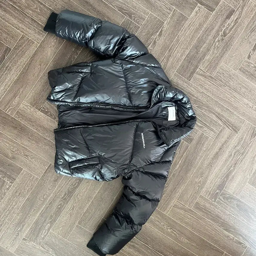 [BUNJANG] NoManual Black Crop Padded Jacket M / 노매뉴얼 블랙 크롭 패딩 m