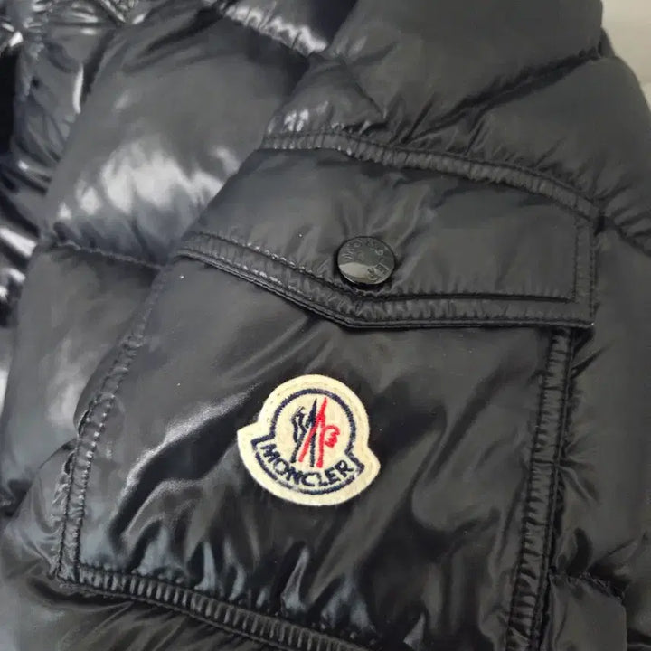 [BUNJANG] Moncler Maya Black Shiny Padded Jacket / 몽클레어 마야 블랙 유광패딩