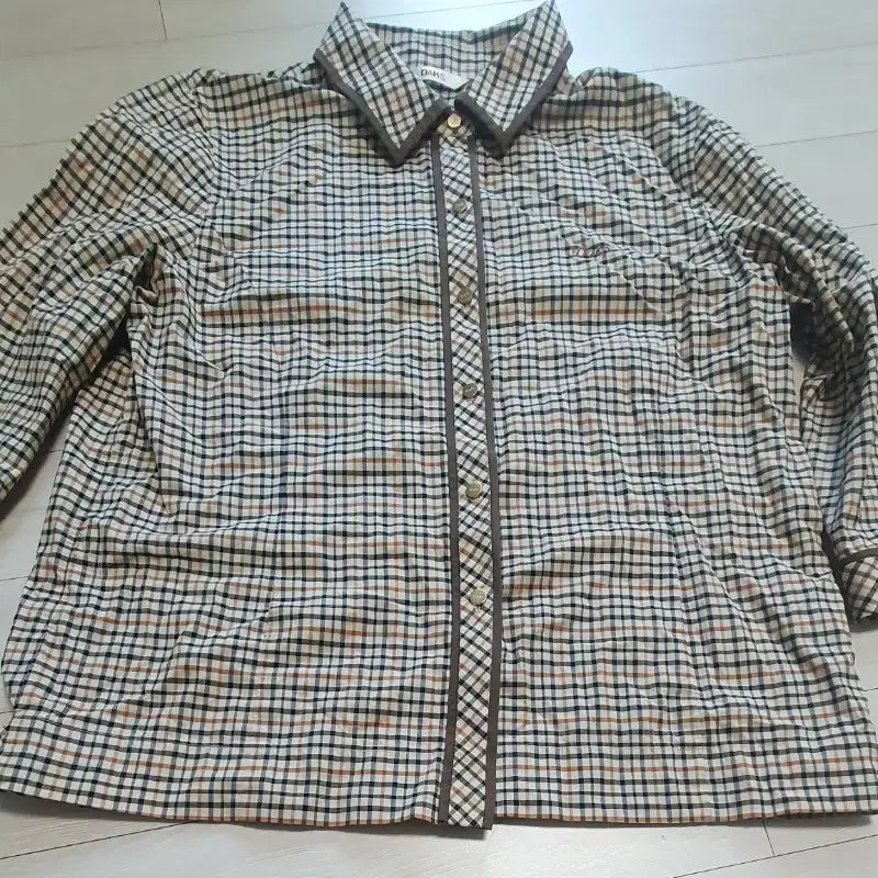 [BUNJANG] DAKS Women's Checkered Shirt / DAKS 닥스 여성체크셔츠100