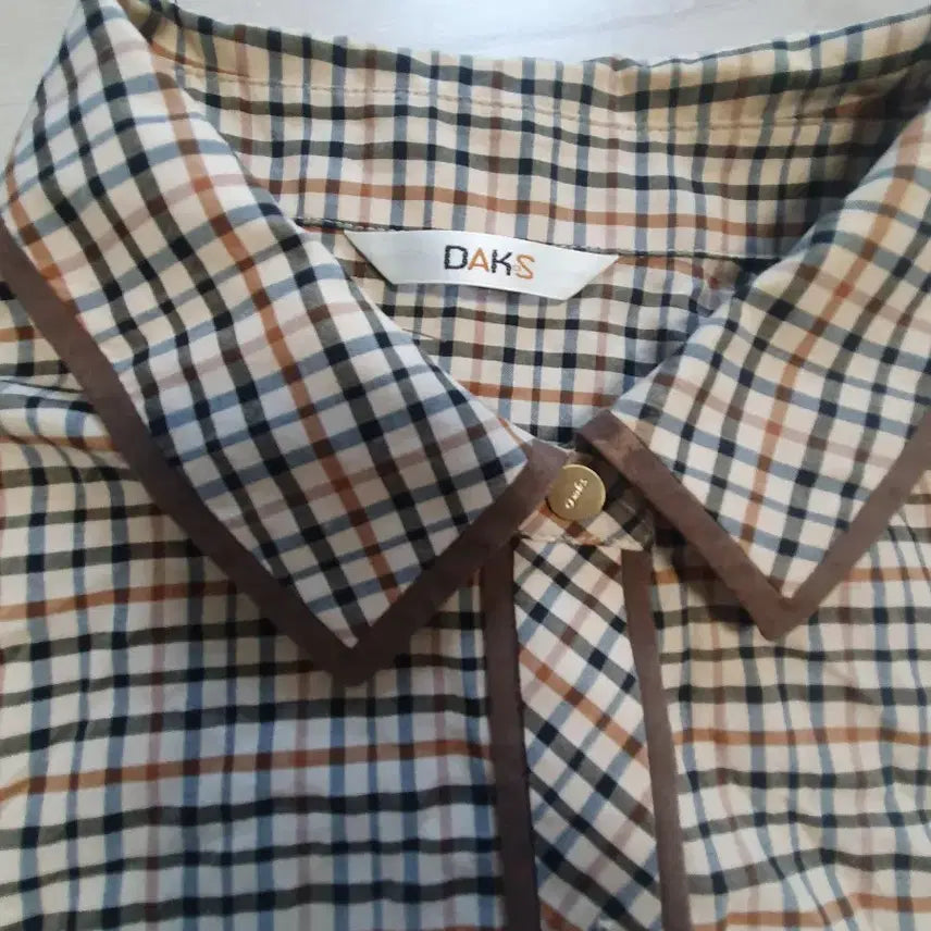 [BUNJANG] DAKS Women's Checkered Shirt / DAKS 닥스 여성체크셔츠100