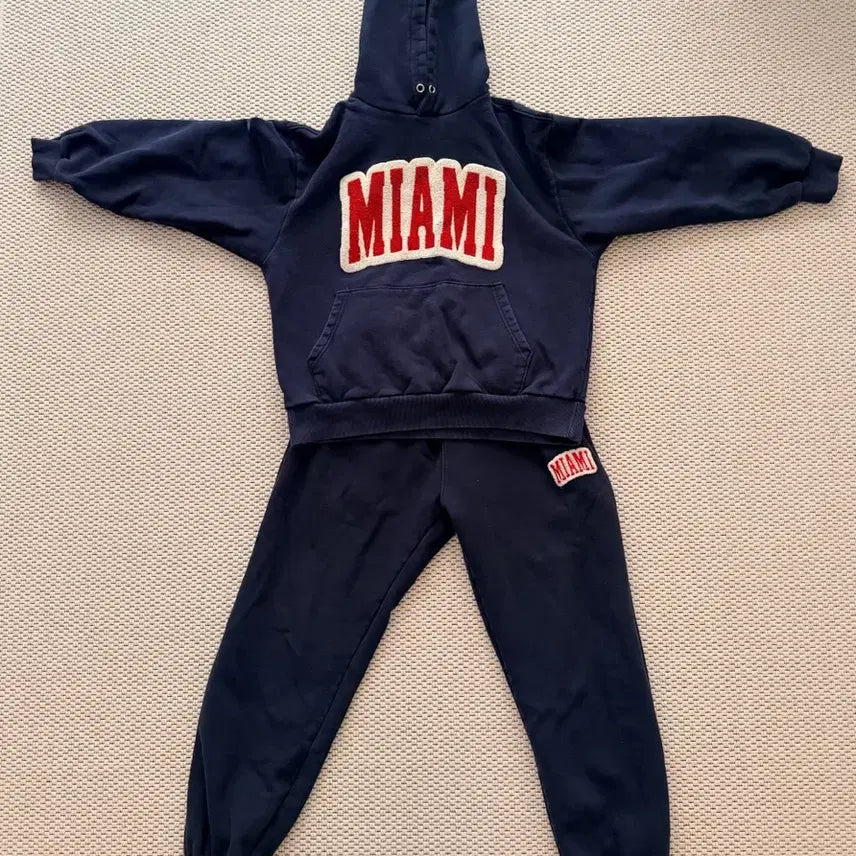 [BUNJANG] Miami Logo Training Set / 보세 트레이닝복 셋업 95-100사이즈