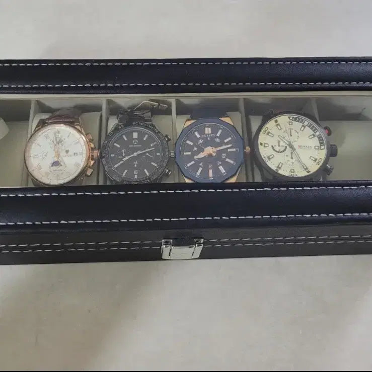 [BUNJANG] Men's Watch Set / 남자 시계 4개랑 보관함
