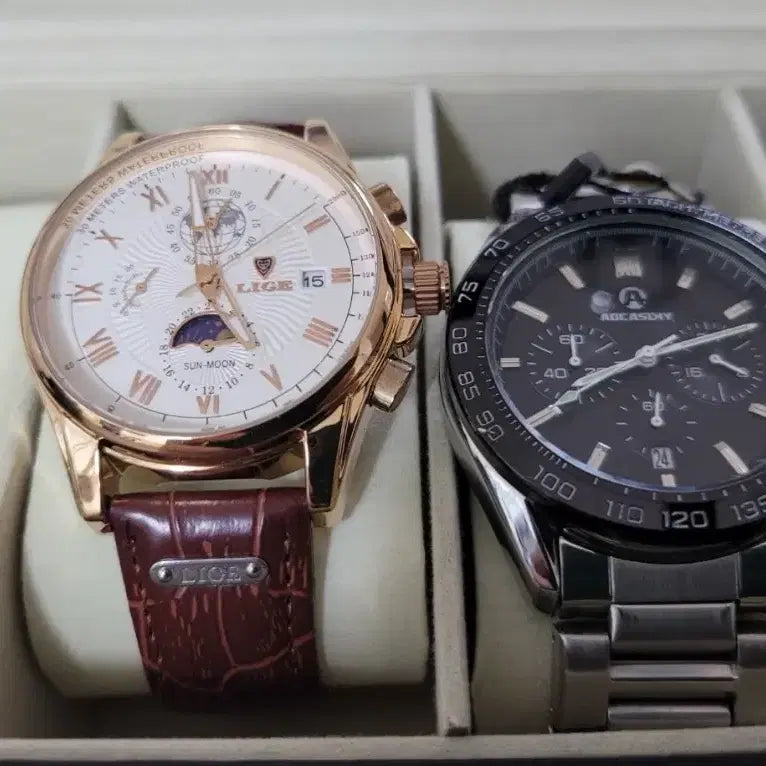 [BUNJANG] Men's Watch Set / 남자 시계 4개랑 보관함