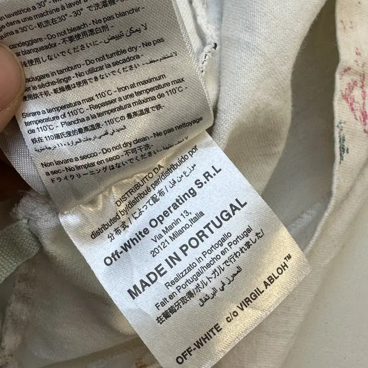 [BUNJANG] Off-White Galaxy Painted Arrow Long Sleeve Shirt / 오프화이트 갤럭시 페인티드 애로우 롱슬리브