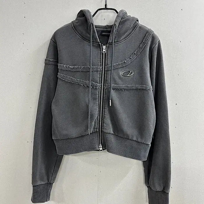 [BUNJANG] Odd Studio Cropped Hoodie Zip-up / 오드스튜디오 크롭 후드집업