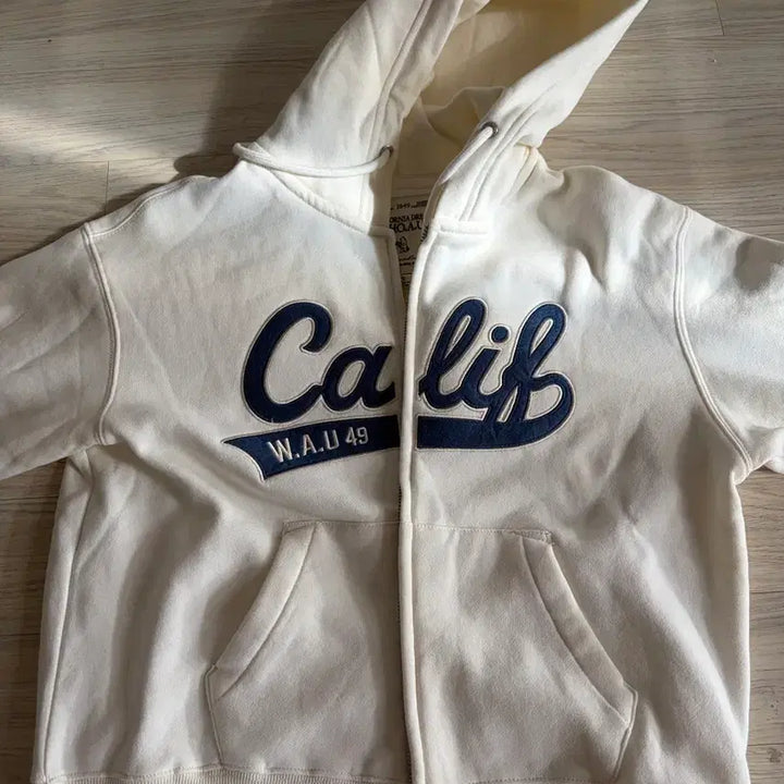 [BUNJANG] Patch Crop Hood Zip-up Hoodie / 후아유 후드집업
