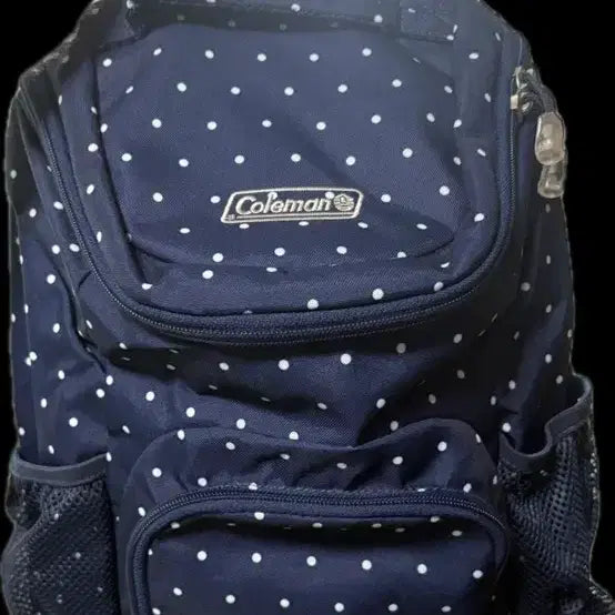 [BUNJANG] Coleman Navy Dot Backpack / 콜맨 네이비 도트 백팩 팝니다