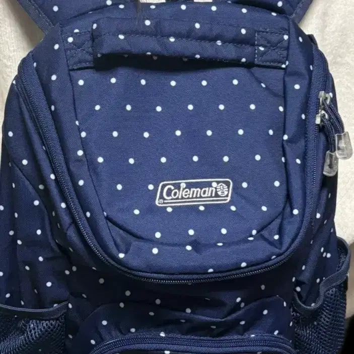 [BUNJANG] Coleman Navy Dot Backpack / 콜맨 네이비 도트 백팩 팝니다