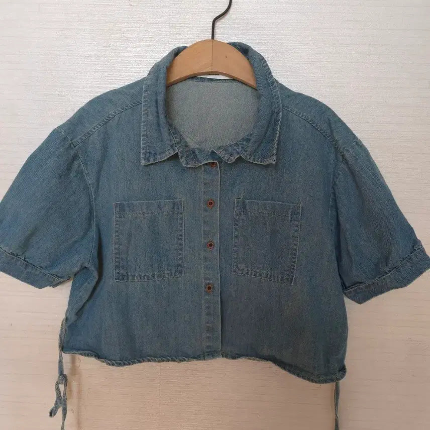 [BUNJANG] Denim Blouse / 데님블라우스