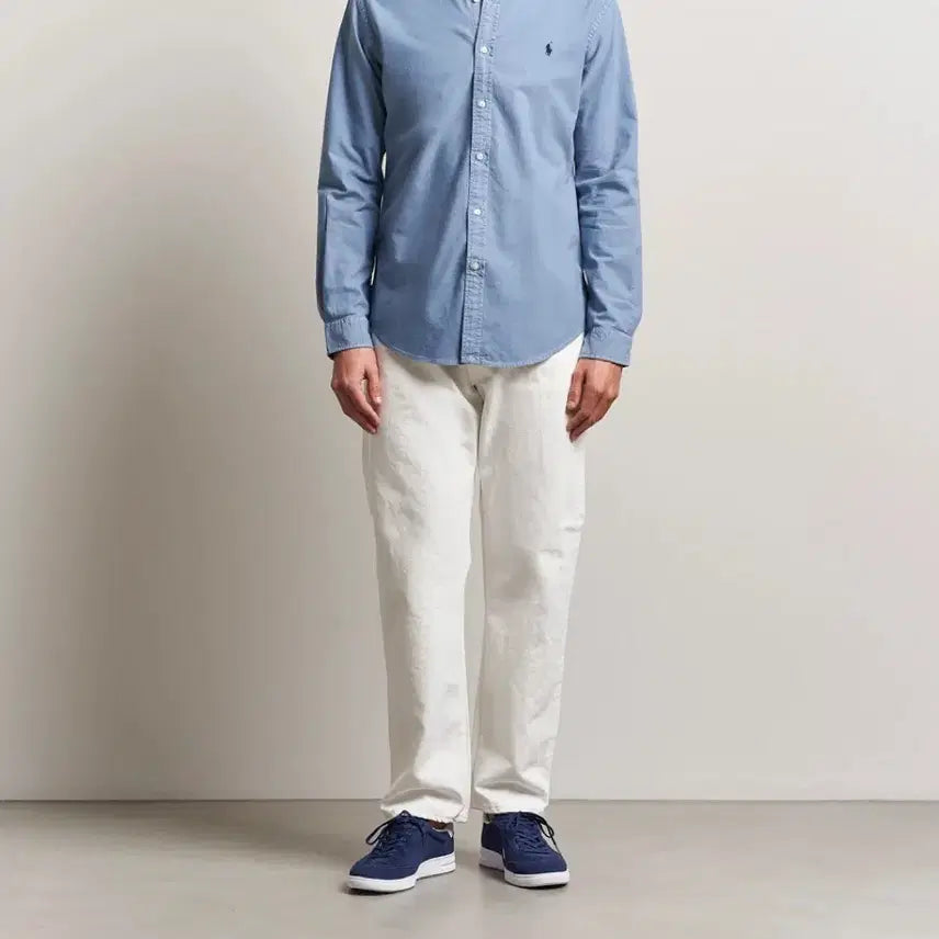 [BUNJANG] Polo Ralph Lauren Blue Oxford Shirt / 폴로 랄프로렌 블루 옥스포드 셔츠