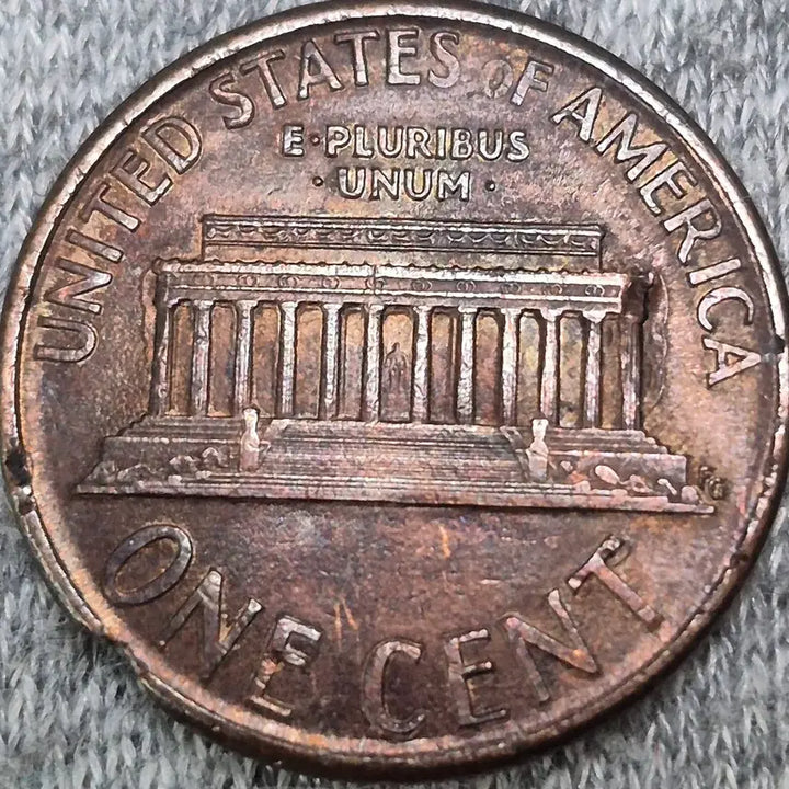 [BUNJANG] 1990 D Lincoln Penny Coin (Defect) / 1990년D 링컨 페니(결함),주화