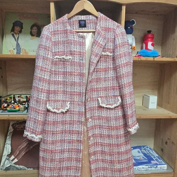 [BUNJANG] Anna Sui Tweed Coat 55 Size / 안나수이 트위드코트 55사이즈