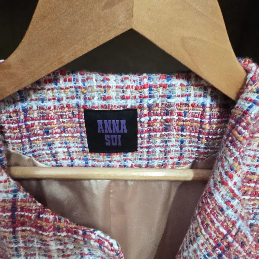 [BUNJANG] Anna Sui Tweed Coat 55 Size / 안나수이 트위드코트 55사이즈