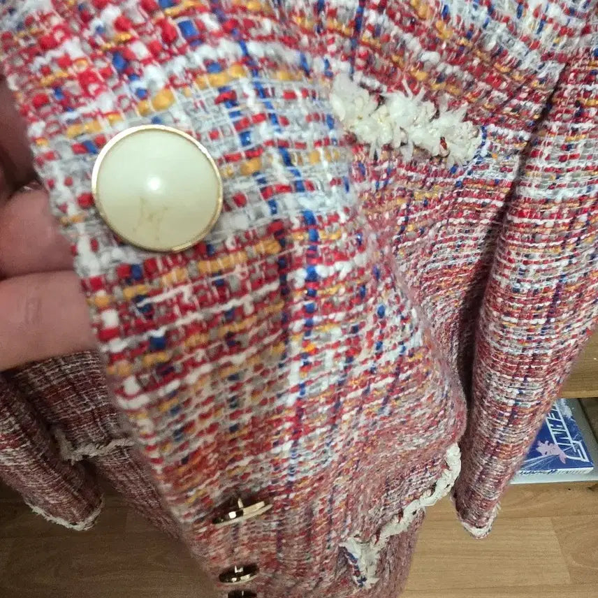 [BUNJANG] Anna Sui Tweed Coat 55 Size / 안나수이 트위드코트 55사이즈