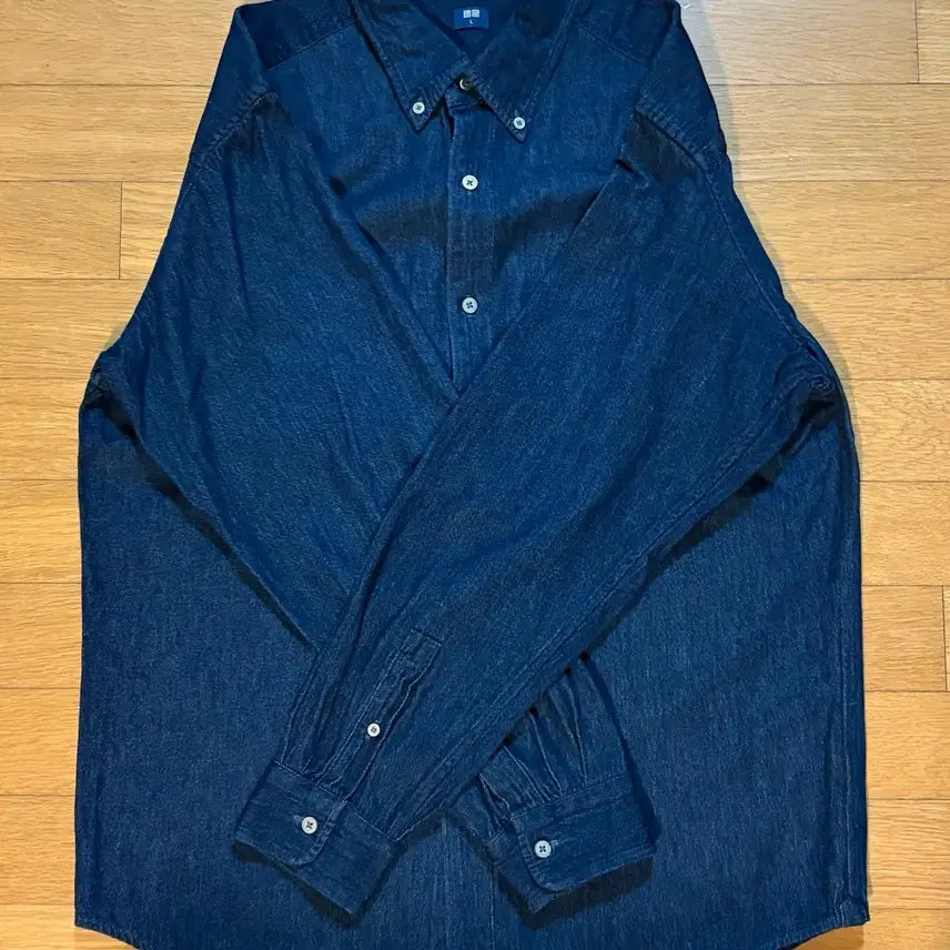 [BUNJANG] Uniqlo Denim Shirt L / 유니클로 데님셔츠 L