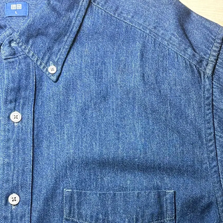 [BUNJANG] Uniqlo Denim Shirt L / 유니클로 데님셔츠 L