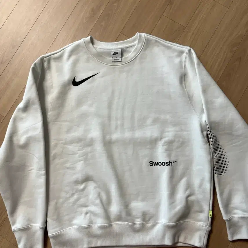 [BUNJANG] Nike Swoosh Fleece Sweatshirt / 나이키 스우시 플리스 스윗셔츠