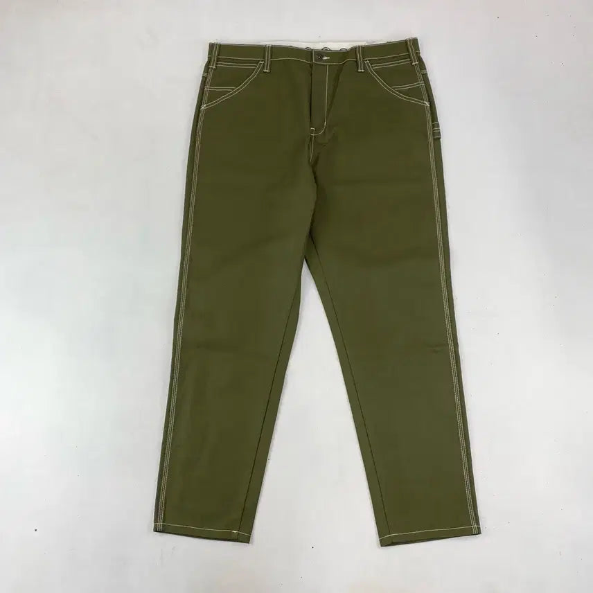 [BUNJANG] Dickies Pocket Stitch Khaki Chino Work Pants (36) / 디키즈 포켓 스티치 카키 치노 워크 팬츠 (36)