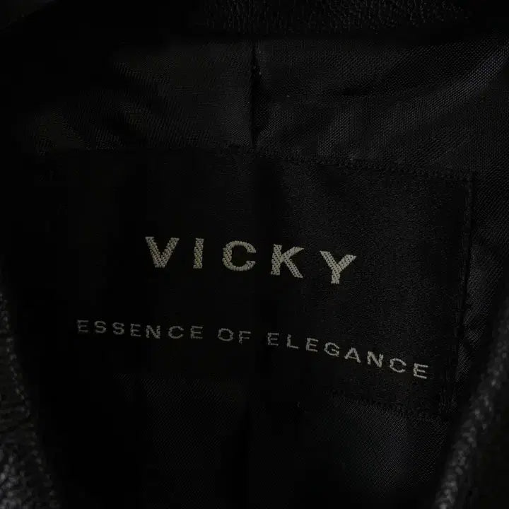 [BUNJANG] VICKY Cow Leather Vintage Coat / 빈티지 VICKY 카우 레더 코트