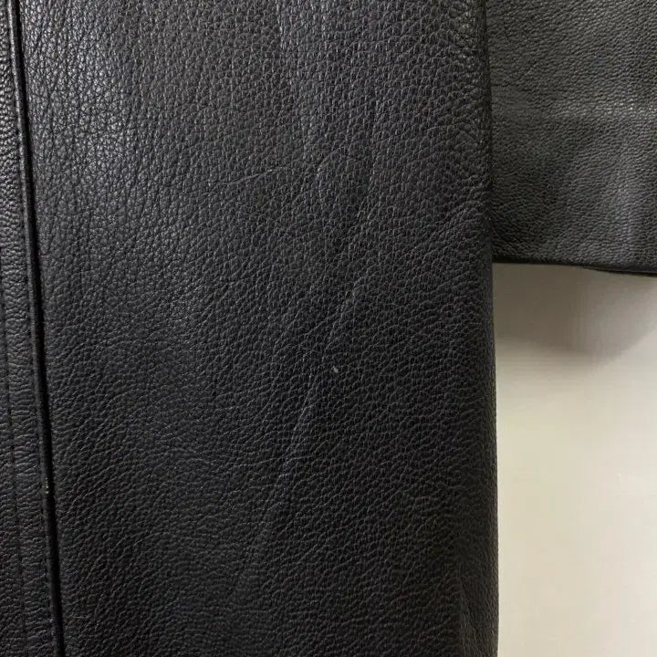 [BUNJANG] VICKY Cow Leather Vintage Coat / 빈티지 VICKY 카우 레더 코트