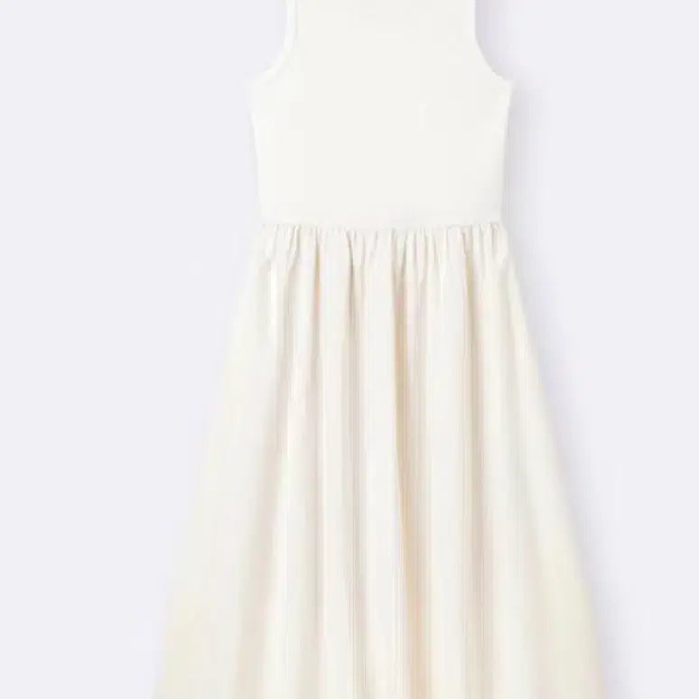 [BUNJANG] GU Ivory Midi Dress / 새상품)GU 아이보리 원피스