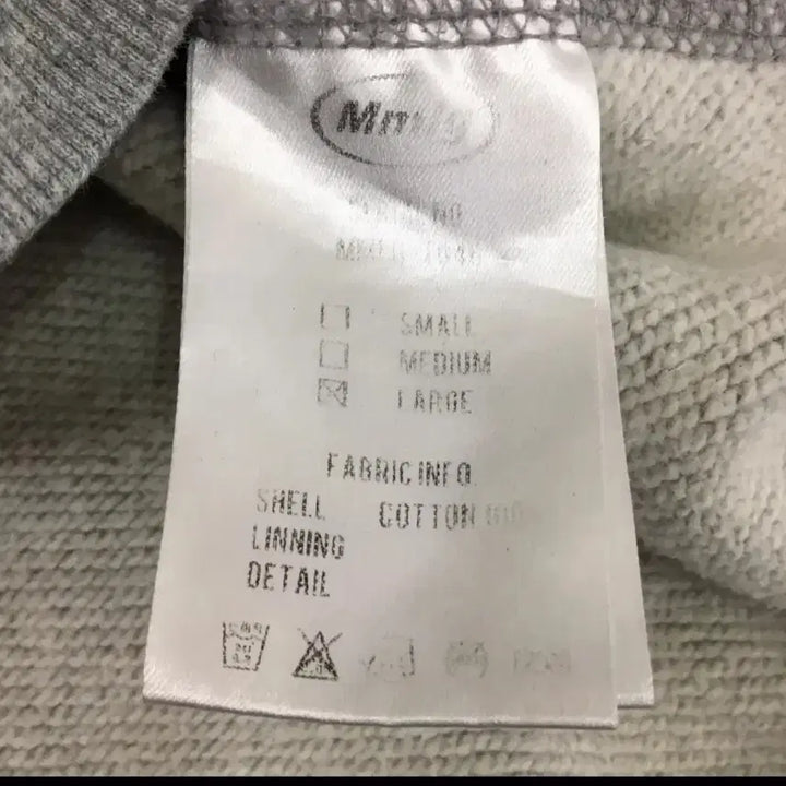 [BUNJANG] Mmlg 1987 Hoodie Gray L / Mmlg 1987 후드티 그레이 L