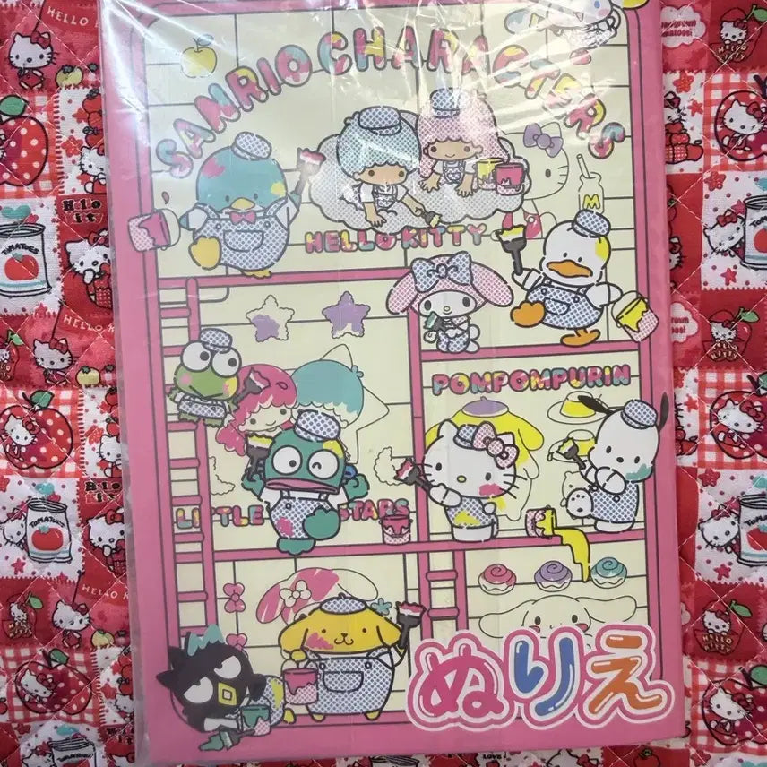 [BUNJANG] Sanrio Characters Coloring Book / 산리오 캐릭터즈 컬러링북