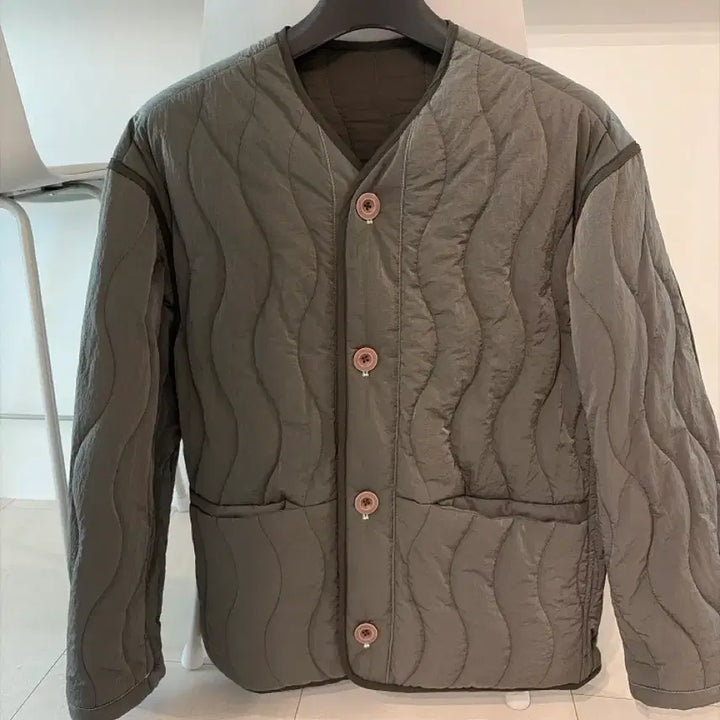 [BUNJANG] Time Homme Quilted Jumper / 타임옴므 퀼팅 점퍼