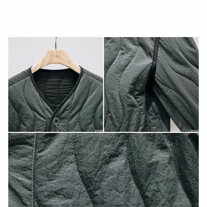 [BUNJANG] Time Homme Quilted Jumper / 타임옴므 퀼팅 점퍼